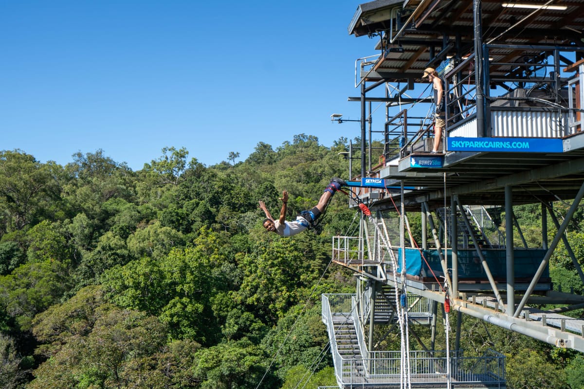 Rainforest Bungy Jump | Skypark AJ Hackett | Cairns | Australia | Pelago