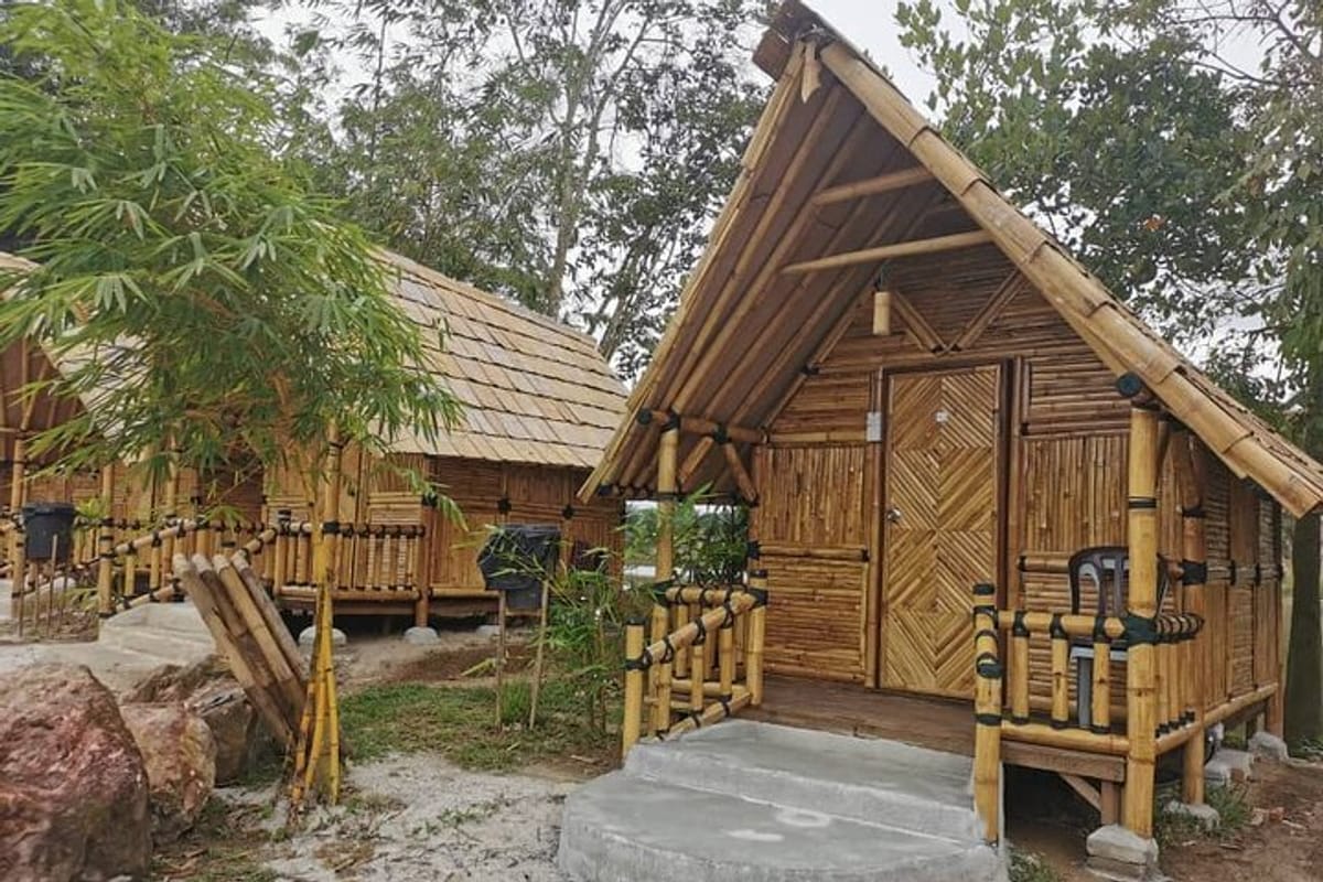 The Bamboo Lakeside Tent is designed to provide you with a superb Glamping experience with us at Tadom