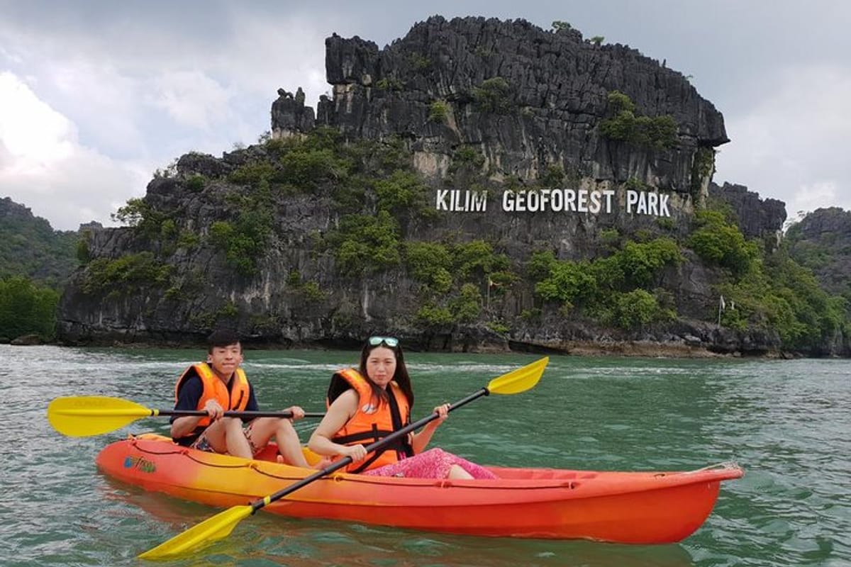 Kayaking experience at Kilim Geoforest Park