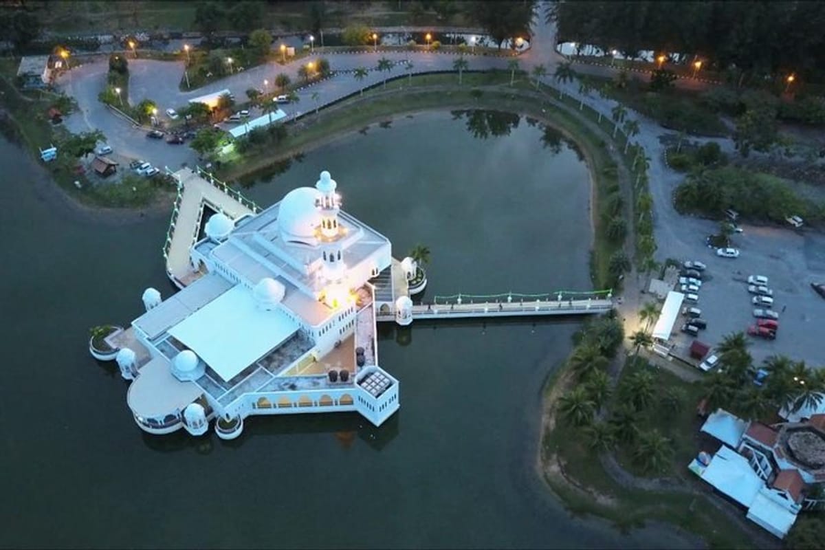 The Tengku Zaharah floating mosque