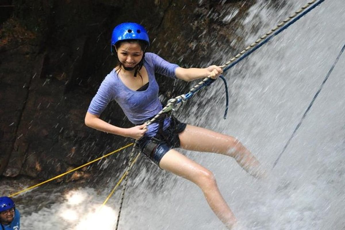 Tryout our adventurous waterfall abseiling