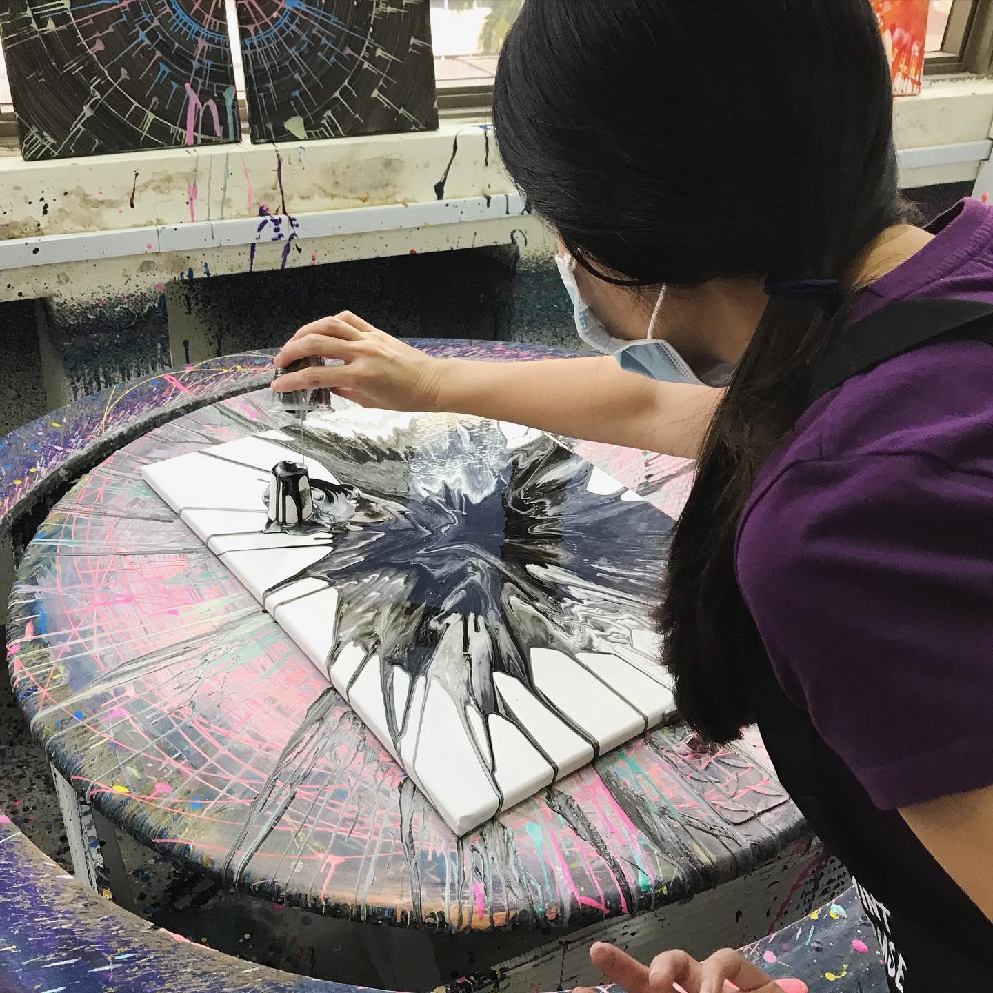 Spin Art Jamming, New in Singapore: Spin Paint House