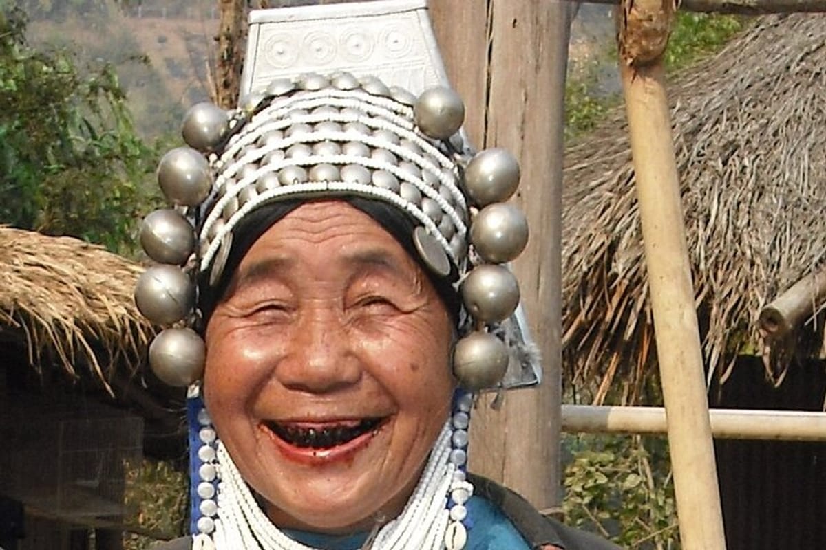 Akha hill tribe woman
