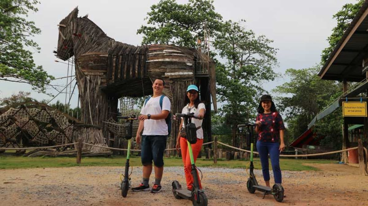 Half-day E-scooter jungle tour | bangkok | thailand | pelago
