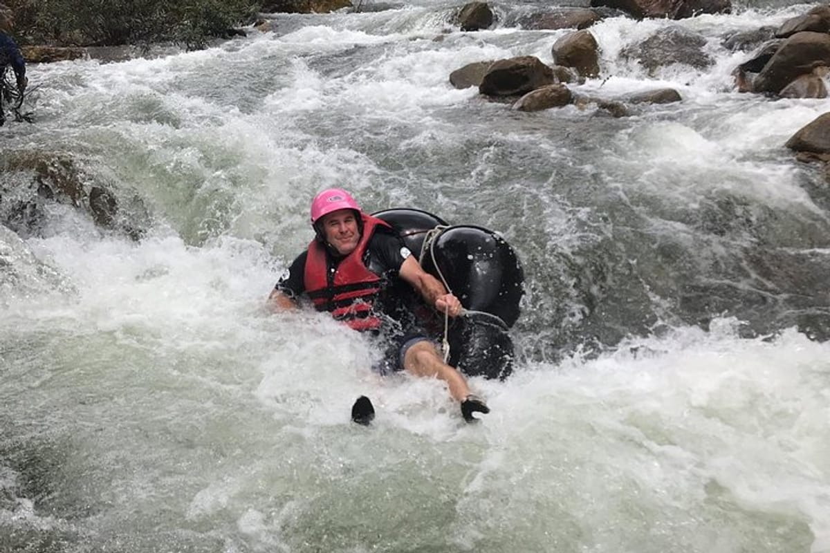Exited adventure Tubing along river 45 minutes