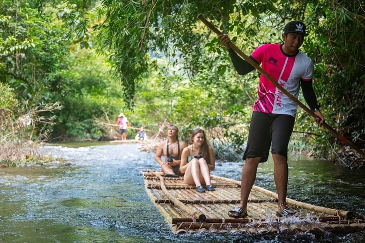 Khaolak Bamboo Rafting Tour and Hotel Transfer