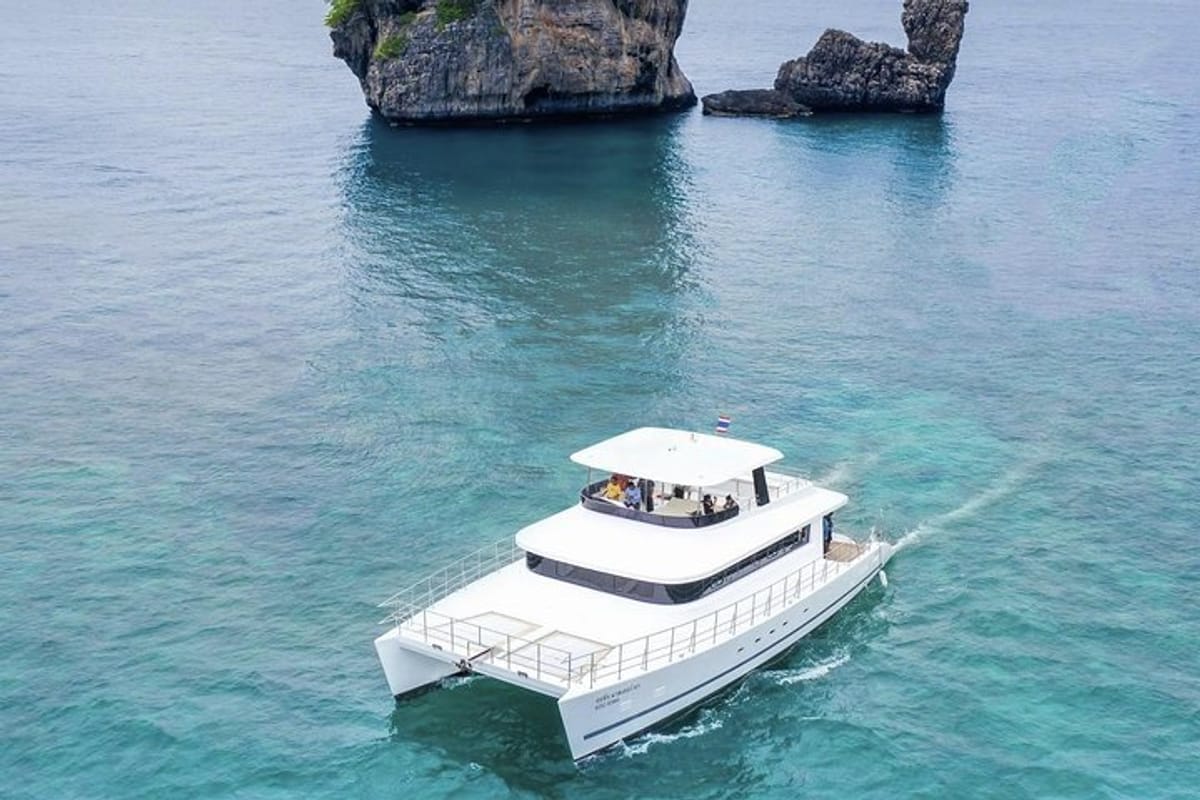 Luxury Sunset Cruise at Krabi's Coastlin with Power Catamaran