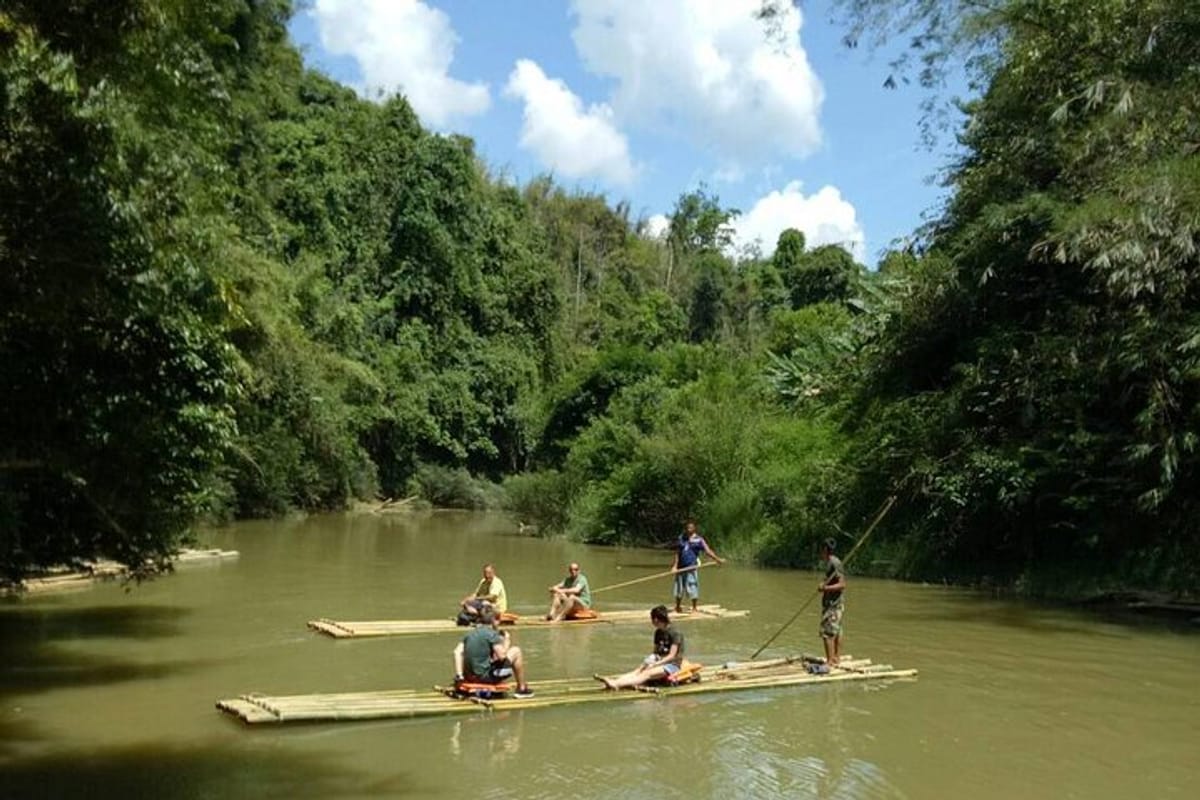 Bamboo Rafting at Khao Sok river