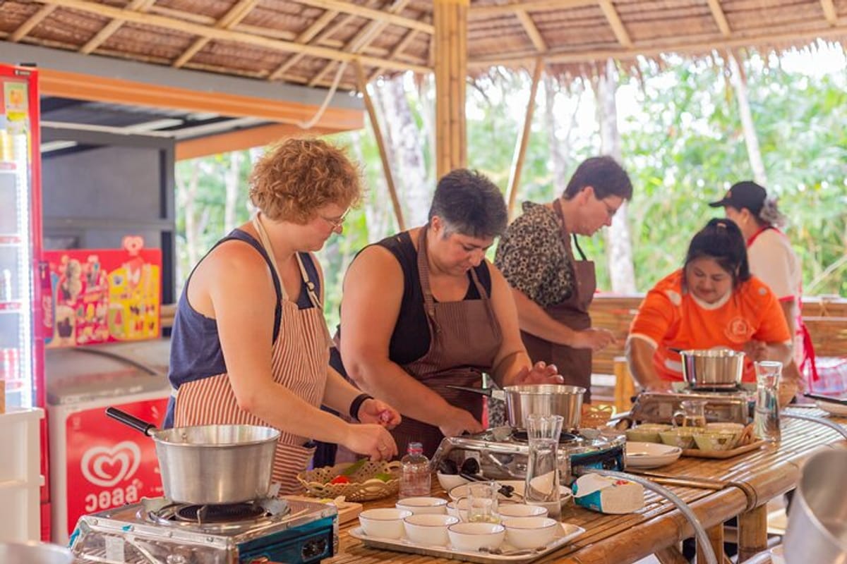 Thai Food Cooking Class & ATV Adventure Tour